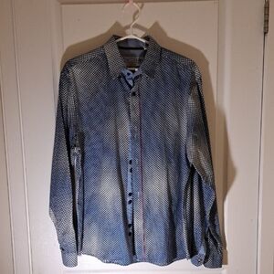 ✌️ John Lennon x English Laundry “Imagine” Shirt Peace Sign/Union Jack Cuffs